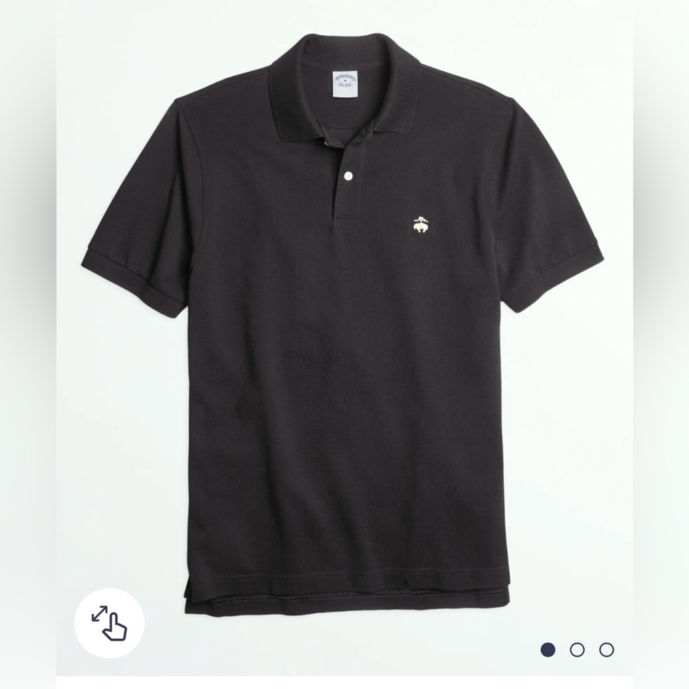Brooks Brothers Original Fit Performance Polo. Black. Size XL.